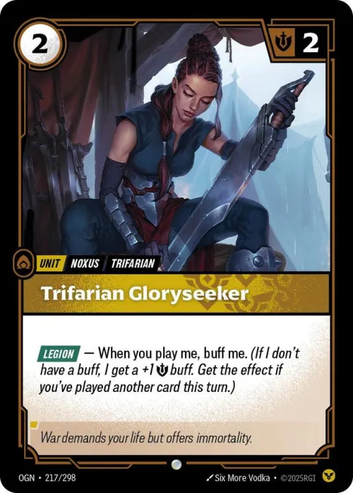 Trifarian Gloryseeker - Foil