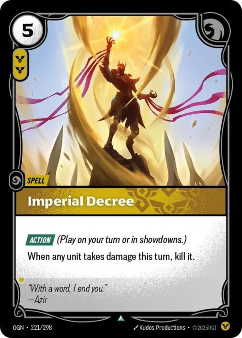 Imperial Decree - Foil