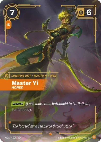 Master Yi, Honed