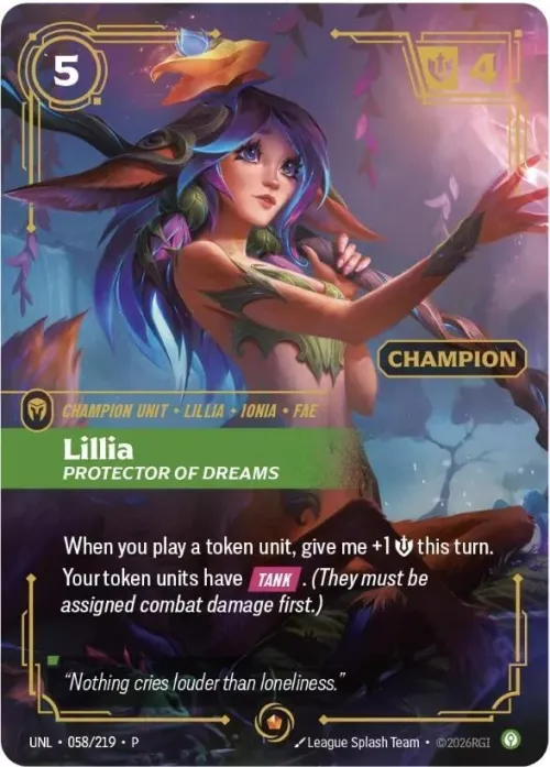 Lillia, Protector of Dreams - Champion