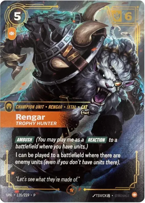 Rengar, Trophy Hunter - Foil