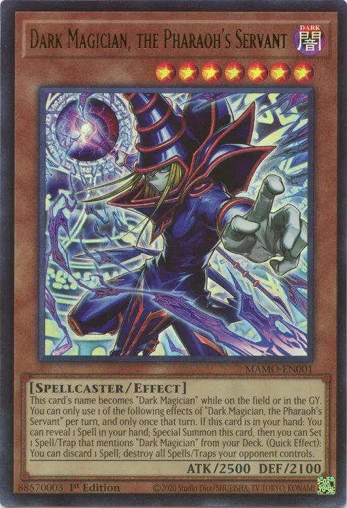 Dark Magician, the Pharaoh's Servant - 1st Edition