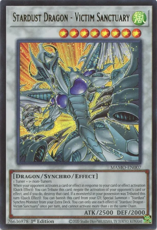 Stardust Dragon - Victim Sanctuary - 1st Edition