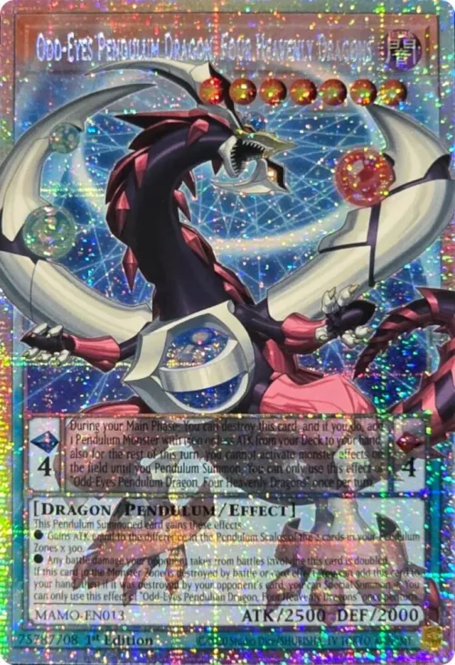 Odd-Eyes Pendulum Dragon, Four Heavenly Dragons - Starlight Rare Extended Art