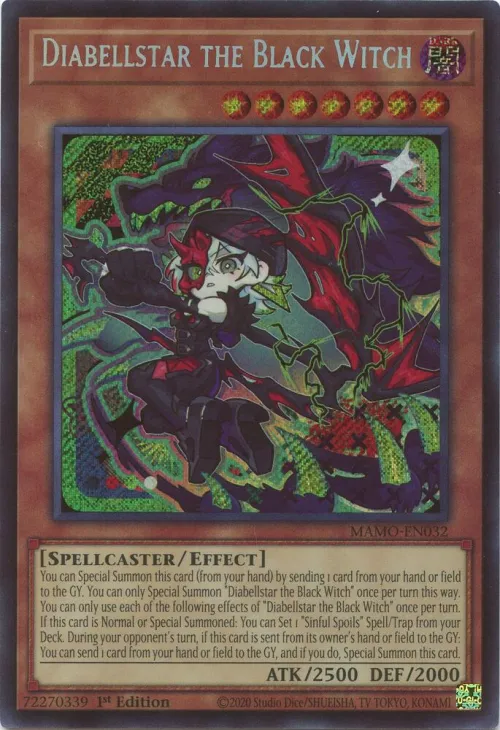 Diabellstar the Black Witch - Secret Rare
