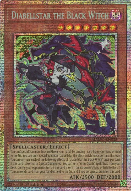 Diabellstar the Black Witch - Starlight Rare