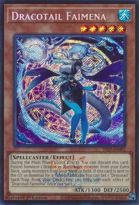 Dracotail Faimena - Emblazoned Secret Rare