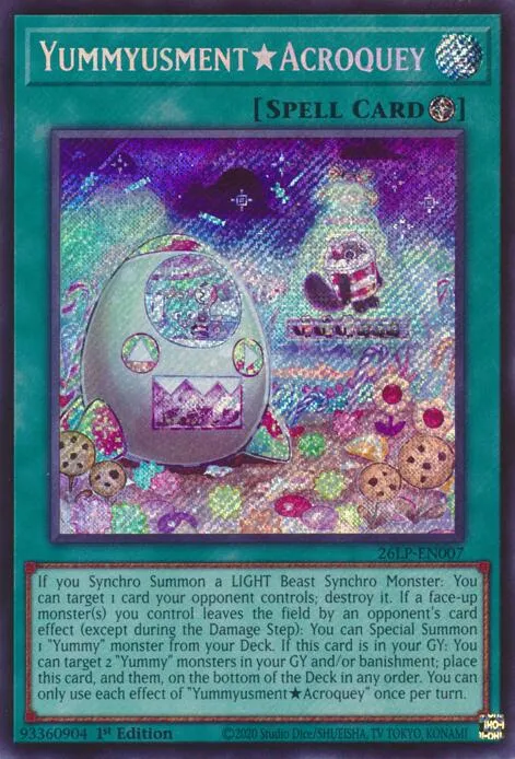 YummyusmentAcroquey - Secret Rare