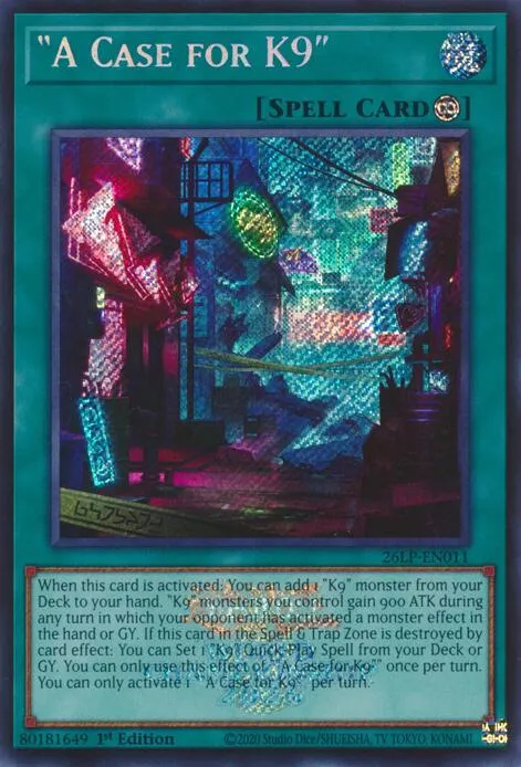 "A Case for K9" - Emblazoned Secret Rare