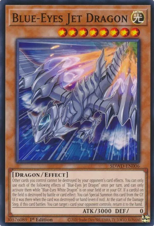 Blue-Eyes Jet Dragon - 1st Edition