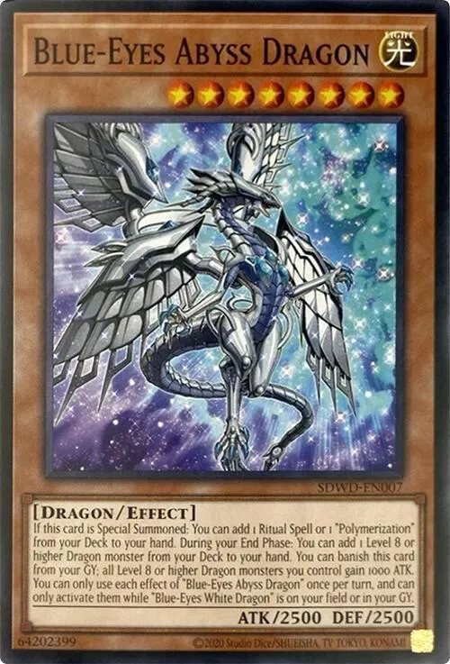 Blue-Eyes Abyss Dragon - Unlimited Misprint