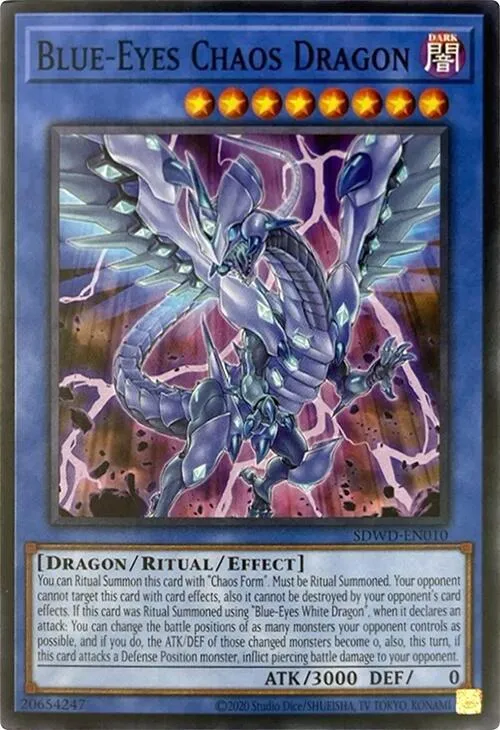 Blue-Eyes Chaos Dragon - Unlimited Misprint