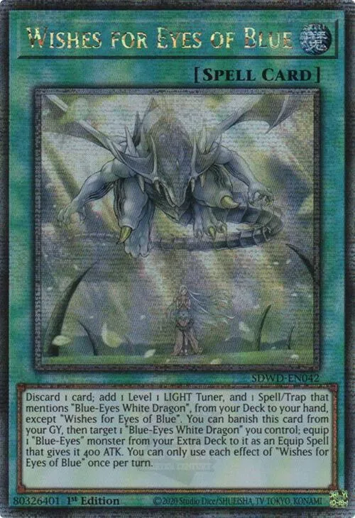 Wishes for Eyes of Blue - Quarter Century Secret Rare Fi