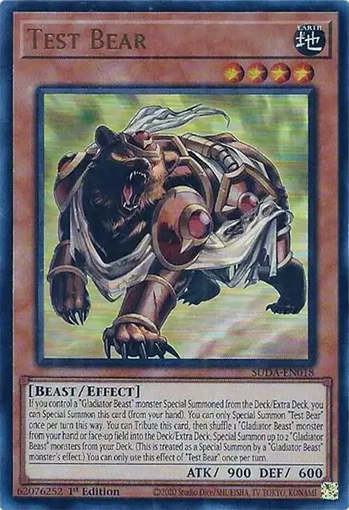 Test Bear - 1st Edition