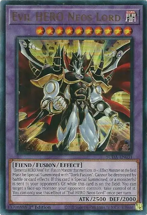 Evil HERO Neos Lord - 1st Edition