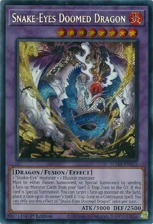 Snake-Eyes Doomed Dragon - 1st Edition