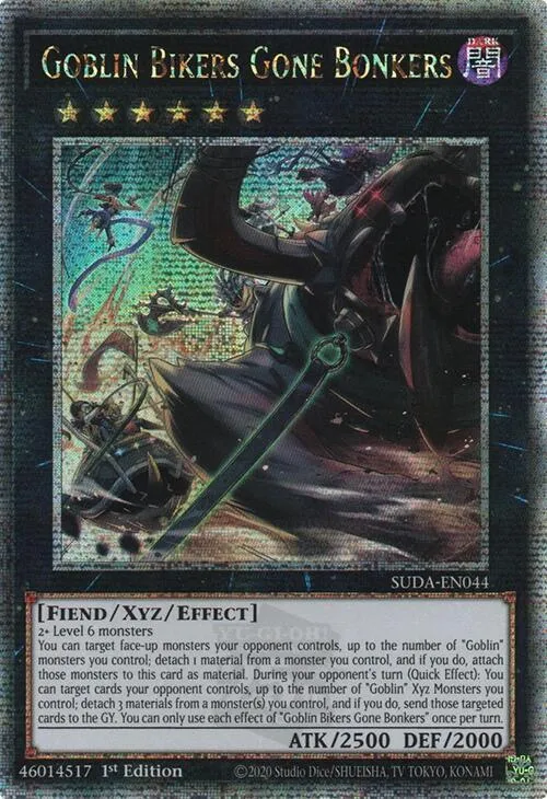 Goblin Bikers Gone Bonkers - Quarter Century Secret Rare