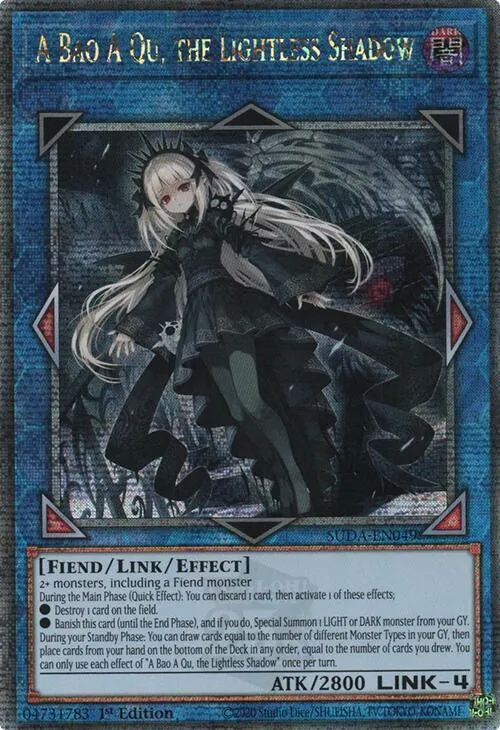 A Bao A Qu, the Lightless Shadow - Quarter Century Secret Rare