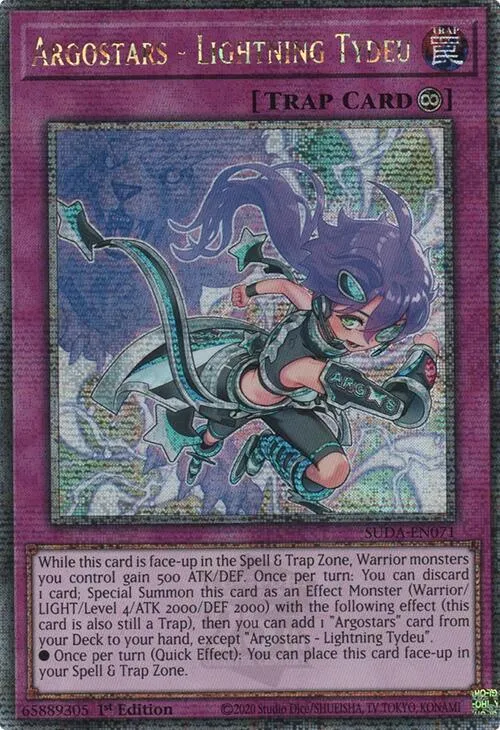 Argostars - Lightning Tydeu - Quarter Century Secret Rare