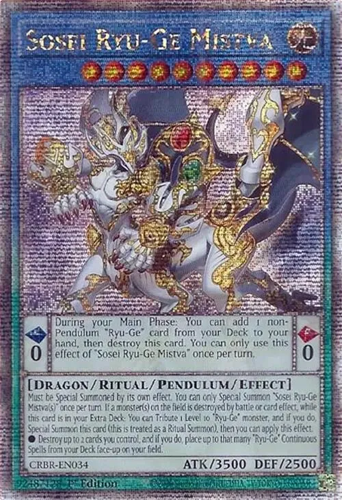 Sosei Ryu-Ge Mistva - Quarter Century Secret Rare