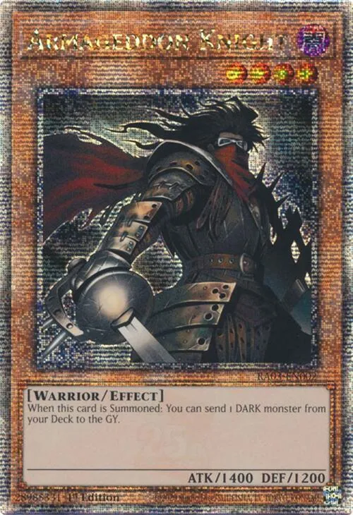 Armageddon Knight - Quarter Century Secret Rare