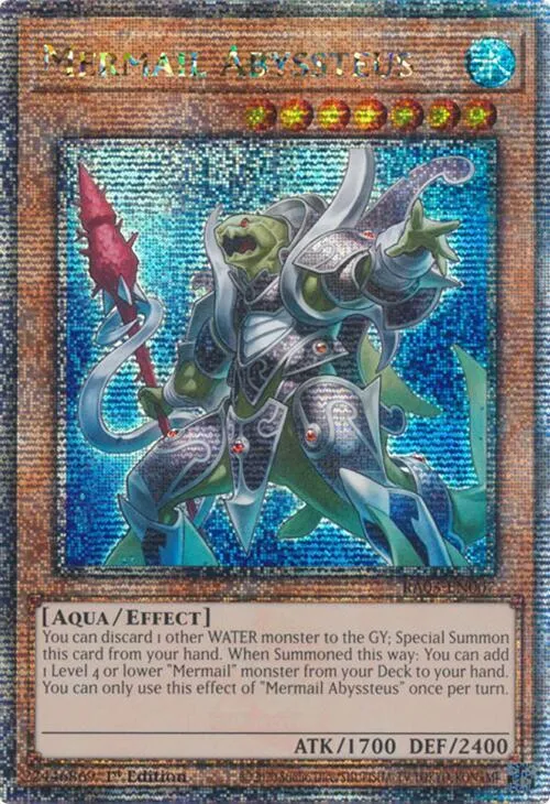 Mermail Abyssteus - Quarter Century Secret Rare