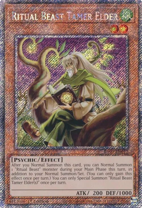 Ritual Beast Tamer Elder - Platinum Secret Rare