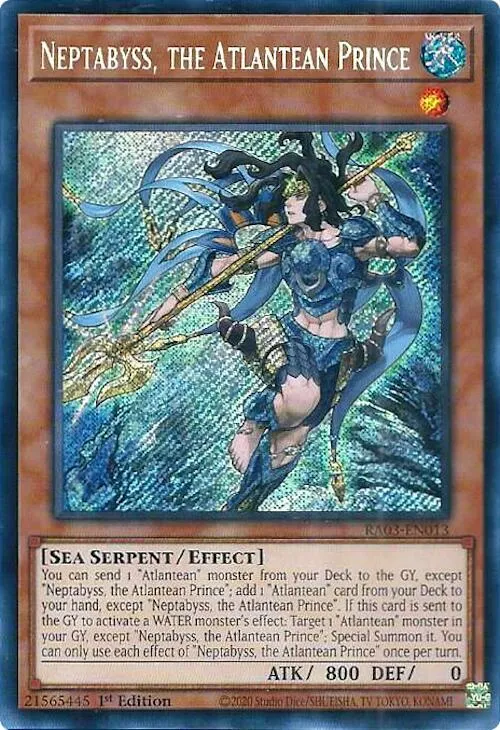 Neptabyss, the Atlantean Prince - Secret Rare