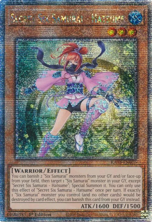 Secret Six Samurai - Hatsume - Quarter Century Secret Rare
