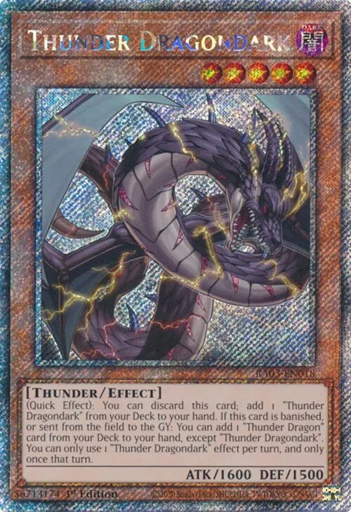 Thunder Dragondark - Platinum Secret Rare