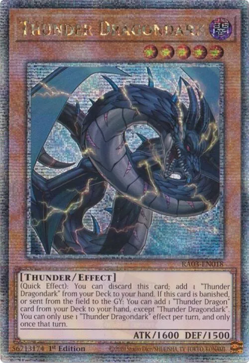 Thunder Dragondark - Quarter Century Secret Rare
