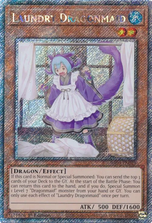 Laundry Dragonmaid - Platinum Secret Rare