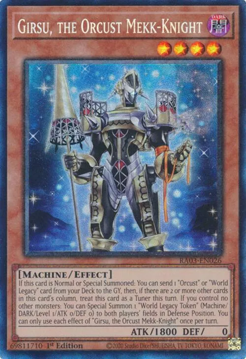 Girsu, the Orcust Mekk-Knight - Pcr