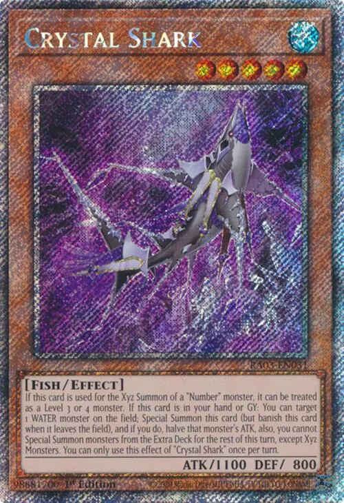 Crystal Shark - Platinum Secret Rare