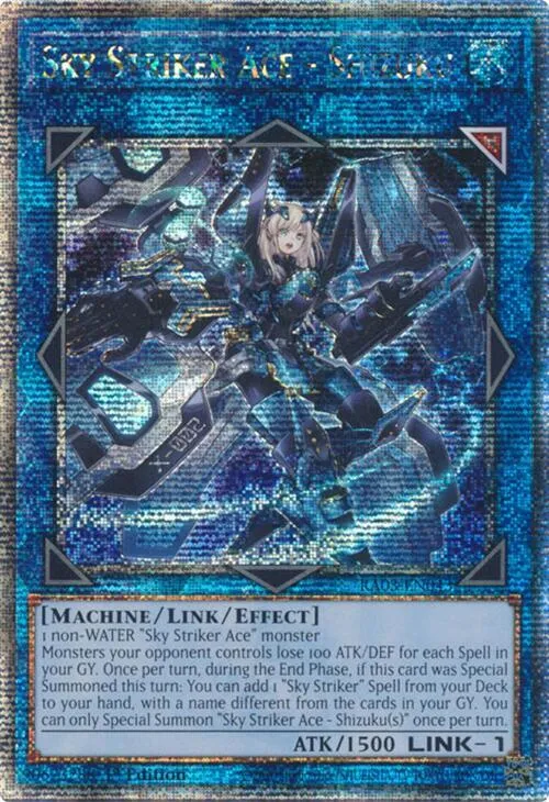 Sky Striker Ace - Shizuku - Quarter Century Secret Rare