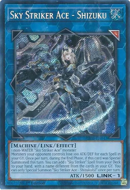 Sky Striker Ace - Shizuku - Secret Rare