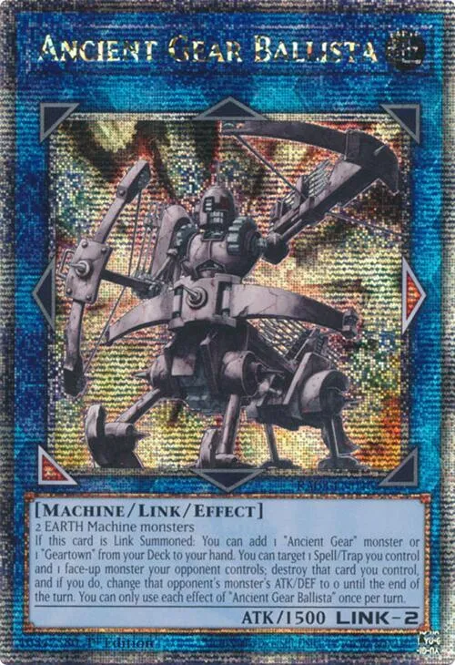 Ancient Gear Ballista - Quarter Century Secret Rare