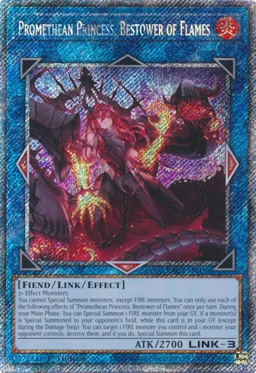 Promethean Princess, Bestower of Flames - Platinum Secret Rare