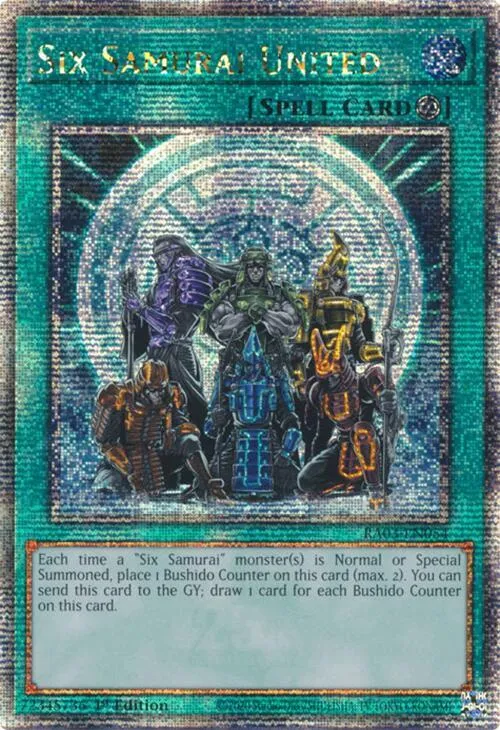 Six Samurai United - Quarter Century Secret Rare