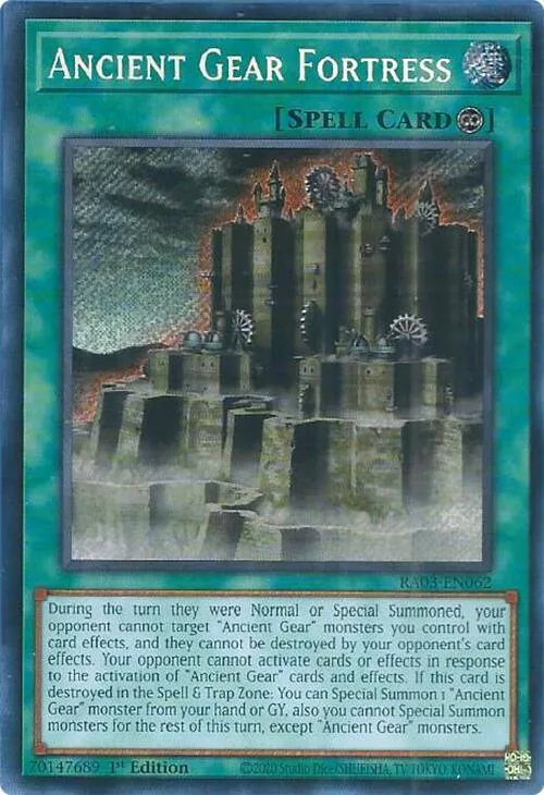Ancient Gear Fortress - Secret Rare