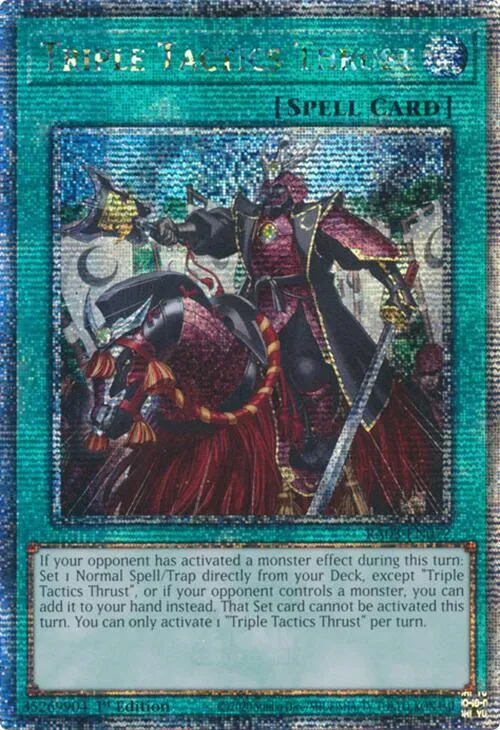 Triple Tactics Thrust - Quarter Century Secret Rare