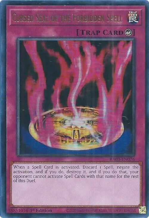 Cursed Seal of the Forbidden Spell - Ur