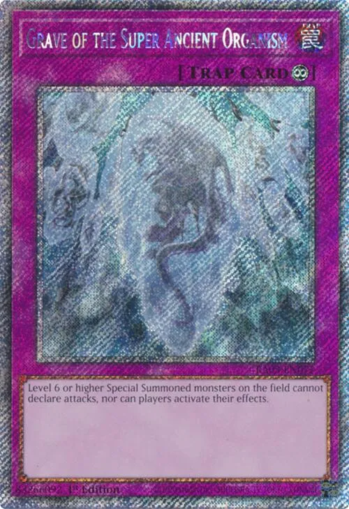 Grave of the Super Ancient Organism - Platinum Secret Rare