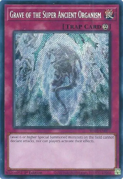 Grave of the Super Ancient Organism - Secret Rare