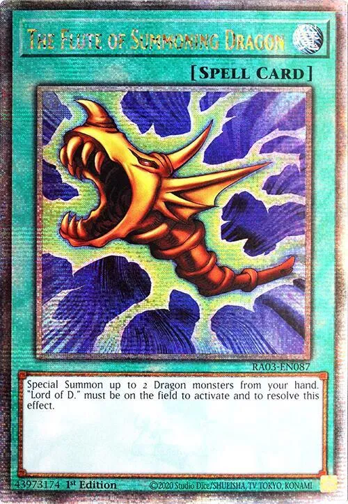 The Flute of Summoning Dragon - Quarter Century Secret Rare