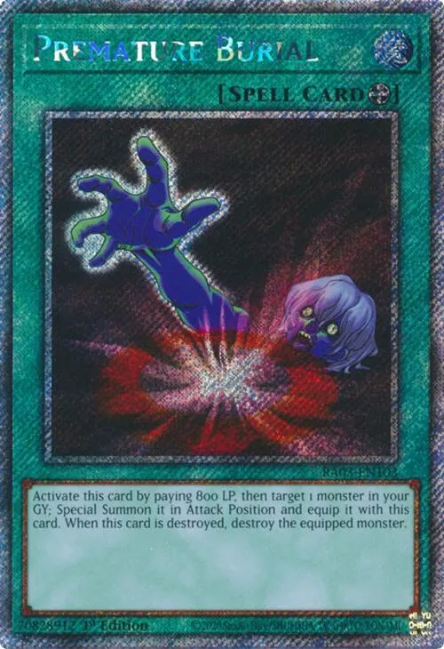 Premature Burial - Platinum Secret Rare