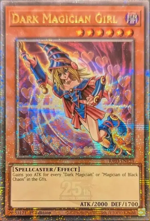 Dark Magician Girl - Quarter Century Secret Rare C