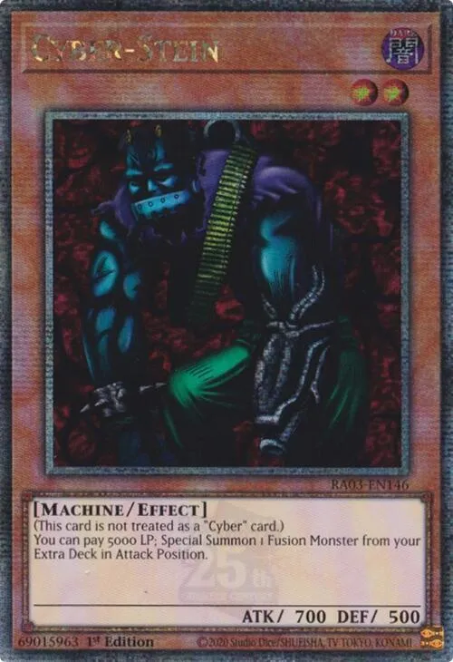 Cyber-Stein - Quarter Century Secret Rare