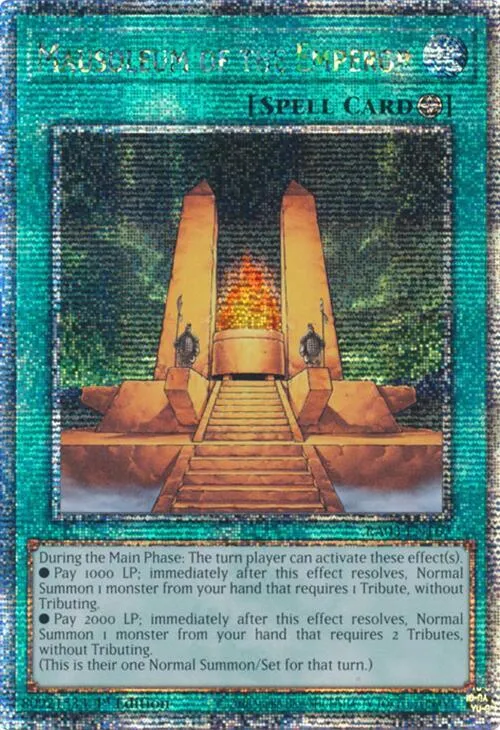 Mausoleum of the Emperor - Quarter Century Secret Rare