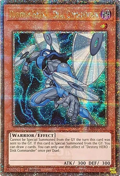 Destiny HERO - Disk Commander - Quarter Century Secret Rare